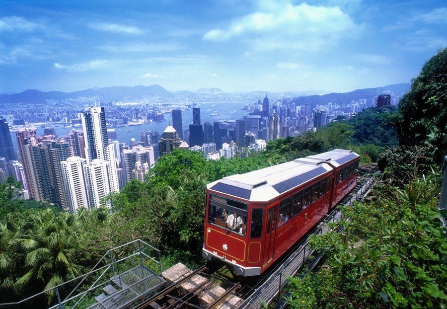 香港太平山顶缆车