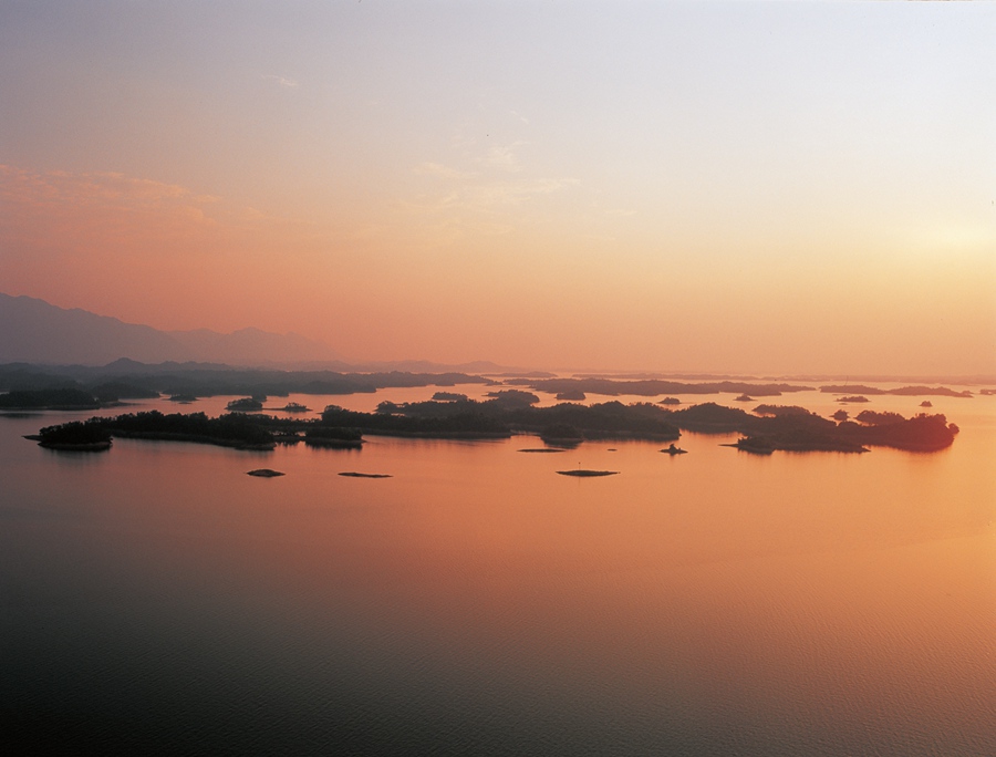 江西 九江 西海柘林湖,碧波千岛湖