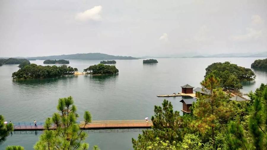江西| 九江 庐山西海柘林湖,碧波万顷