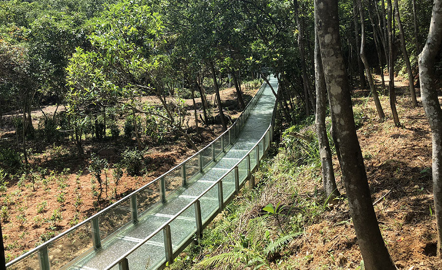 揭阳宝山湖悬崖秋千潮汕文化