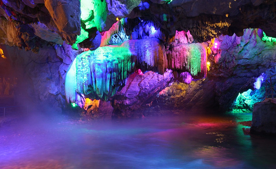 广东| 清远 英德九重天溶洞,三步不同景