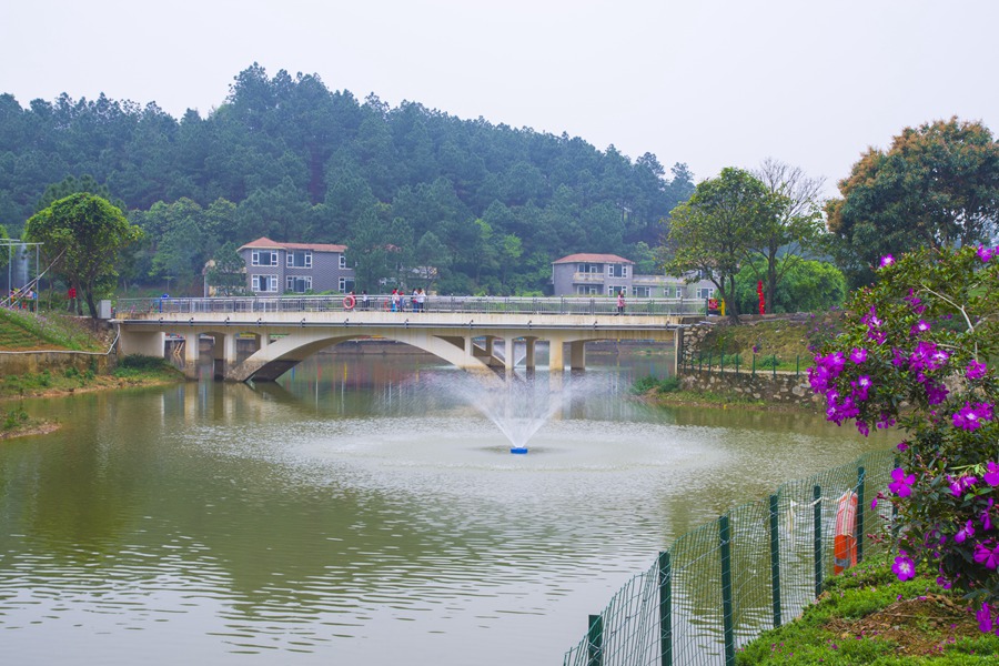 广东清远静山湖景区一场视觉盛宴