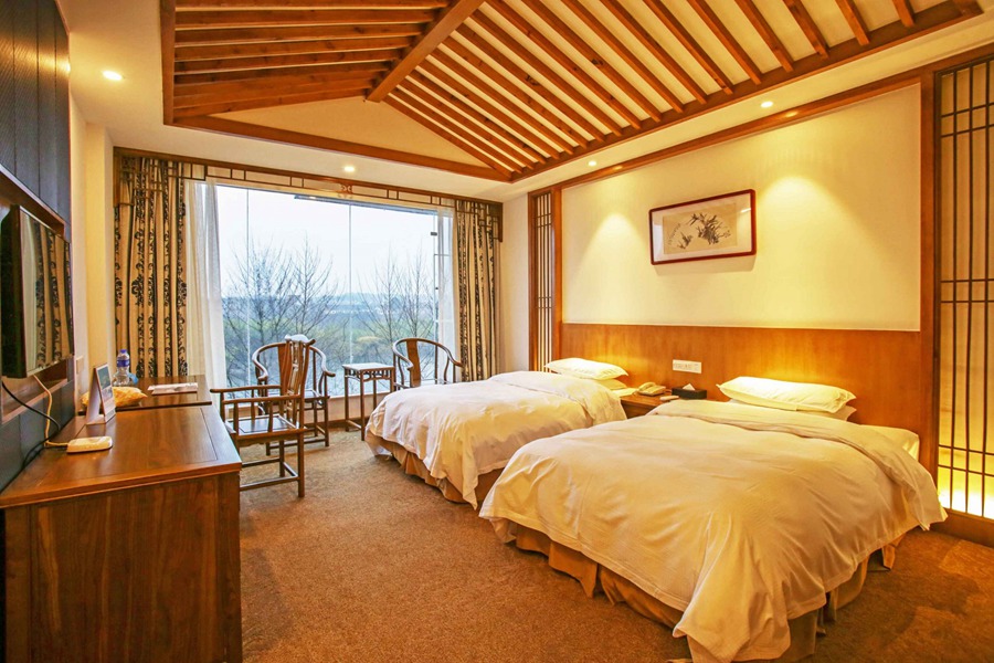 泾县桃花潭畔诗画山水酒店住宿1晚无早双早