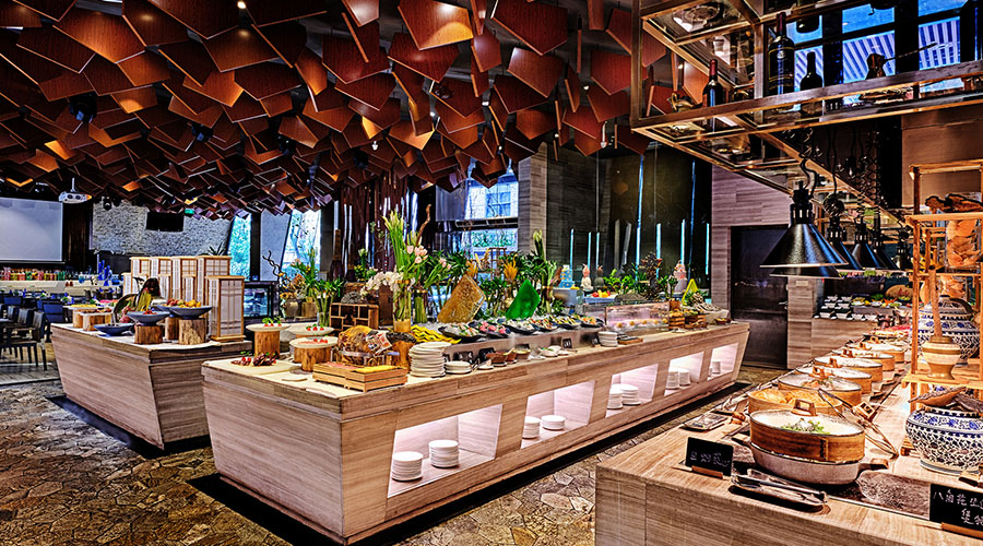 深圳 深圳隐秀山居酒店    各式自助餐,任君选择,吃到扶墙.